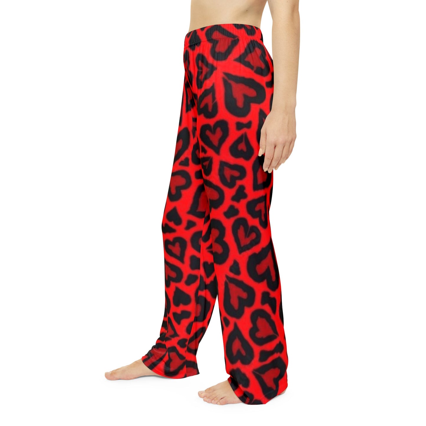 Heart Leopard Pajama Pants