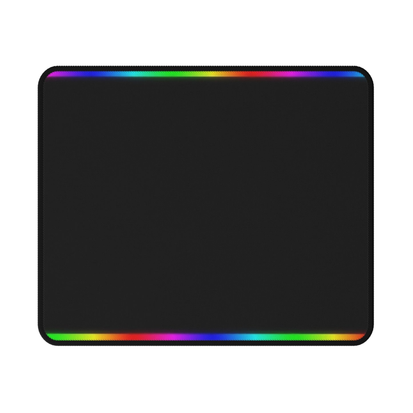 Rainbow Glow Non-Slip Gaming Mouse Pad, Gamer Desk Accessory, Computer Mat, PC