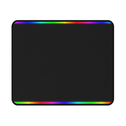 Rainbow Glow Non-Slip Gaming Mouse Pad, Gamer Desk Accessory, Computer Mat, PC