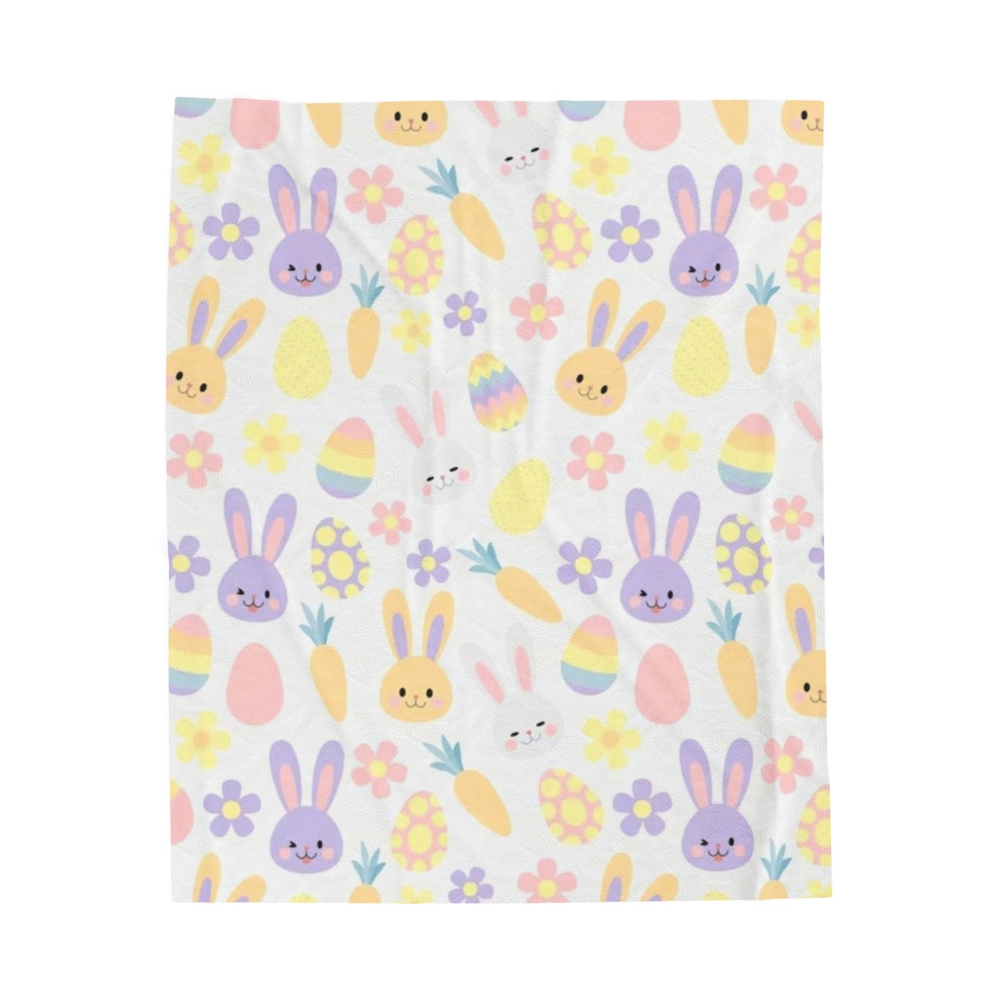 Easter Bunny Velveteen Blanket