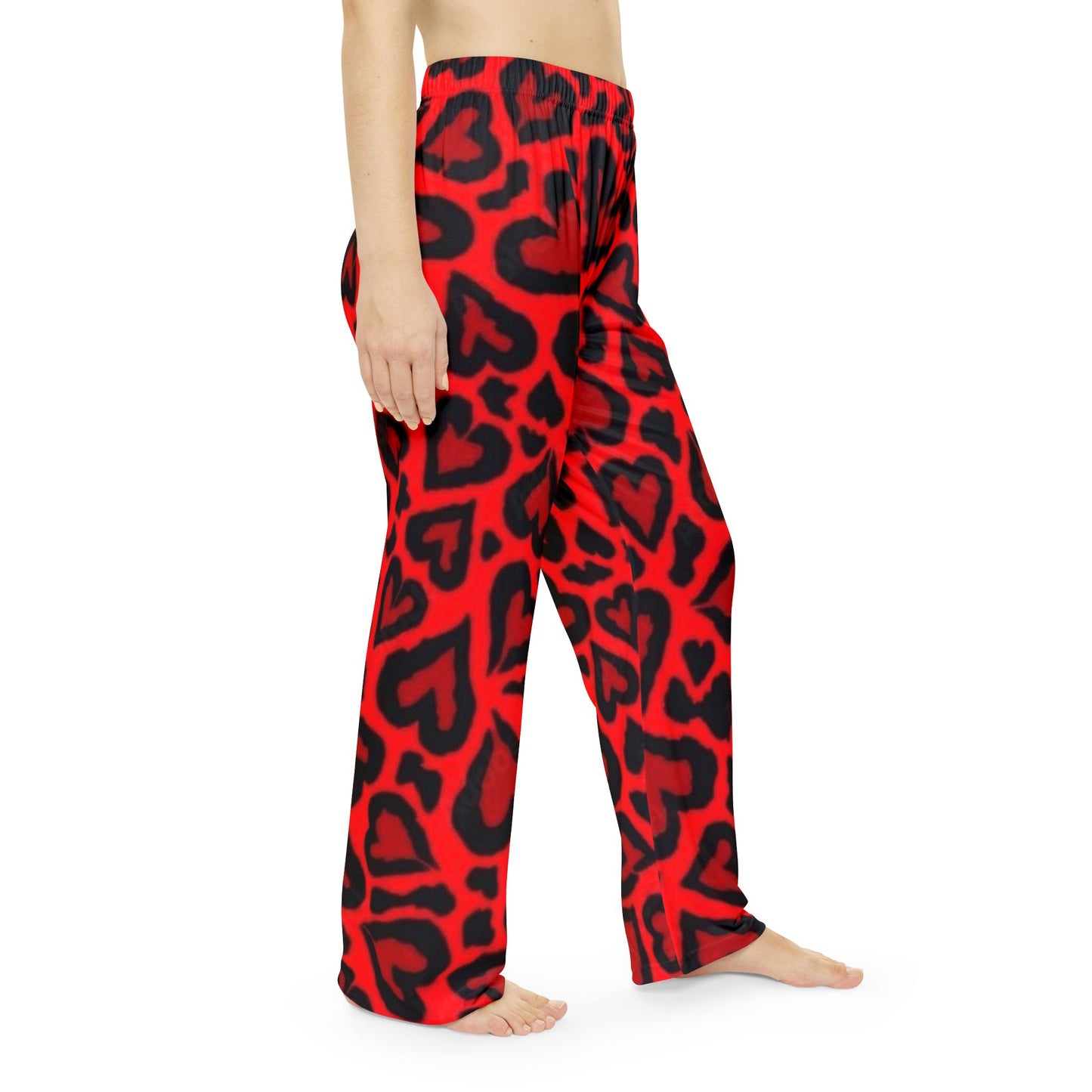 Heart Leopard Pajama Pants