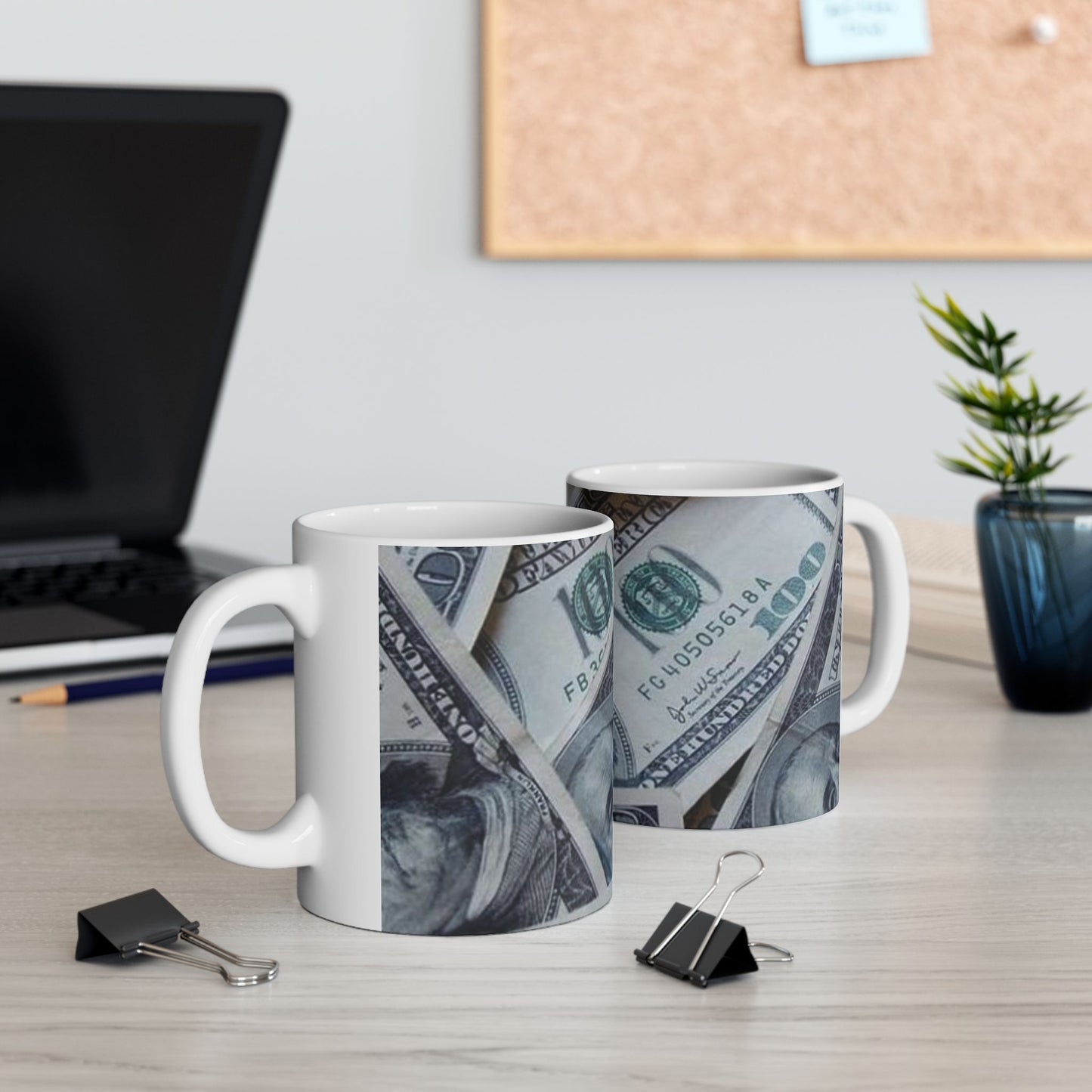 Money Motivational Ceramic Mug - 11oz & 15oz