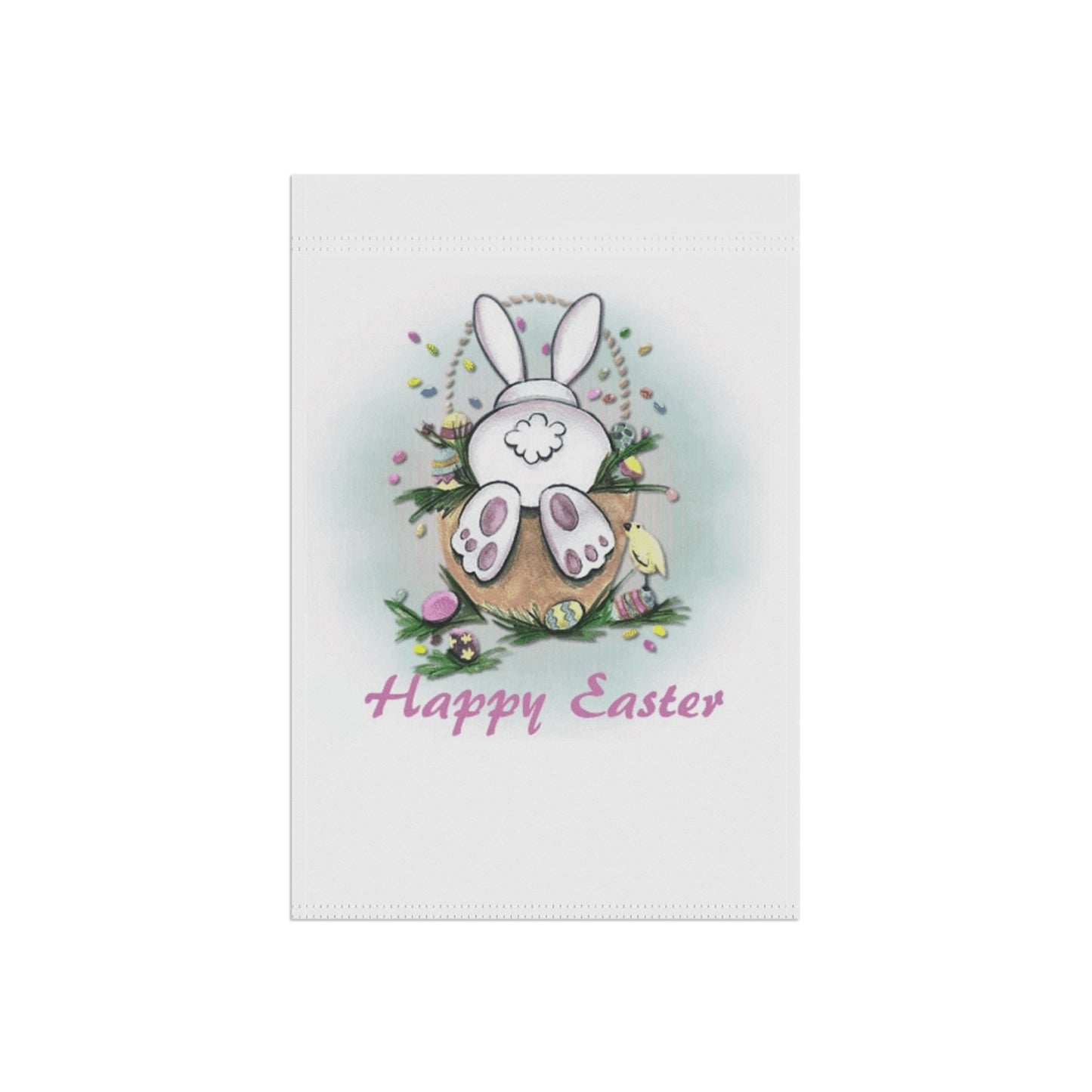 Happy Easter Bunny Garden & House Banner