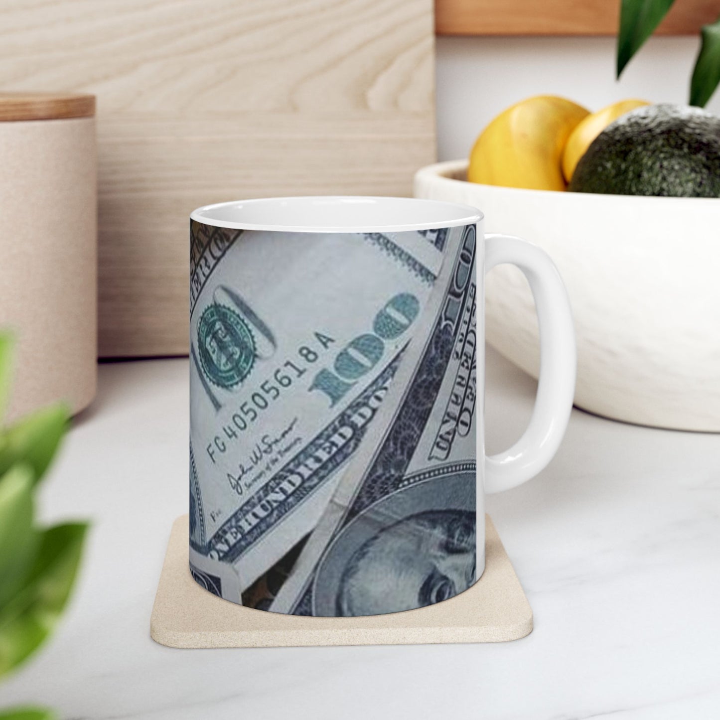 Money Motivational Ceramic Mug - 11oz & 15oz