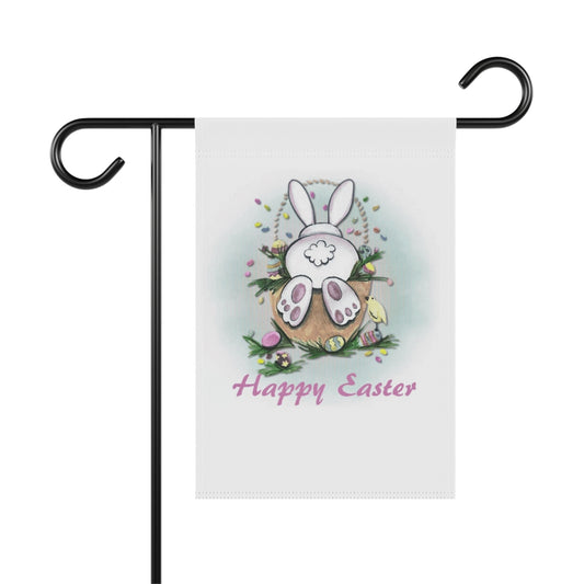 Happy Easter Bunny Garden & House Banner