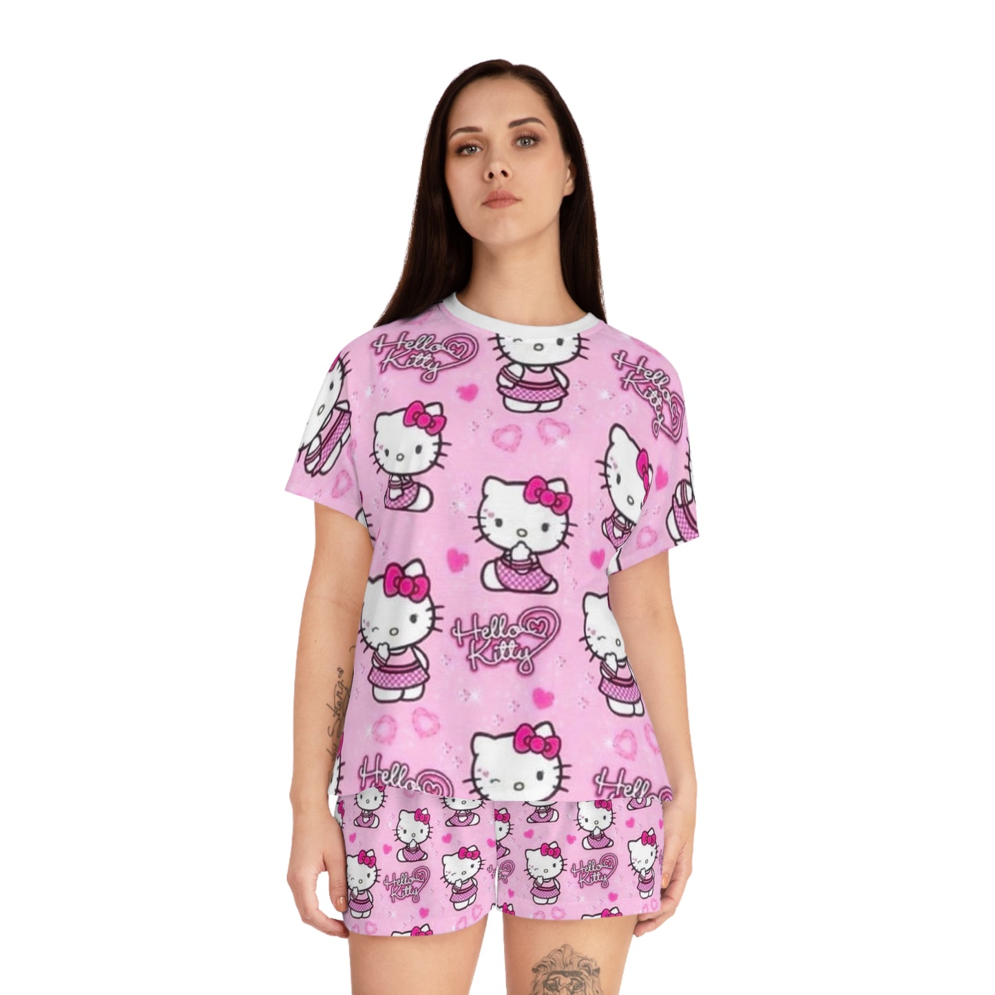 Kitty Women's Pajama Short Set