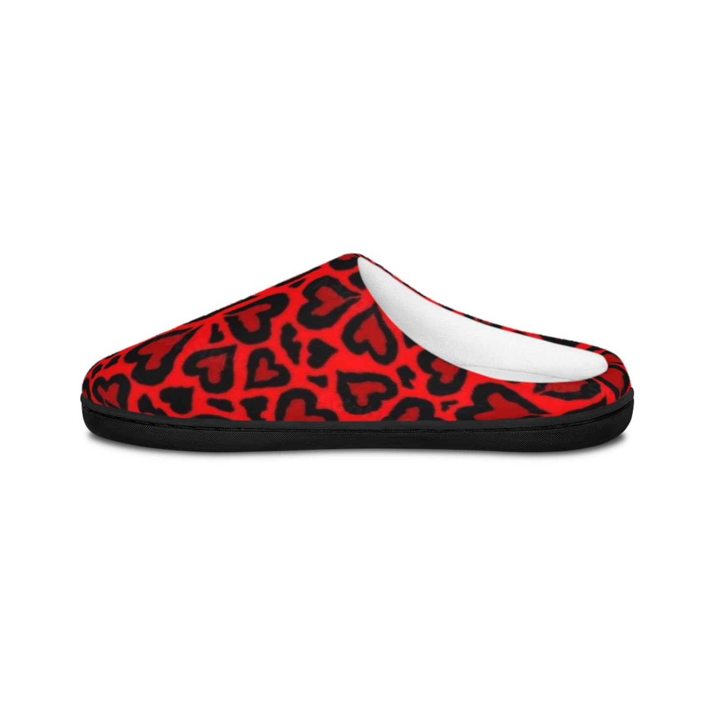 Women's Slippers - Heart Leopard Slippers