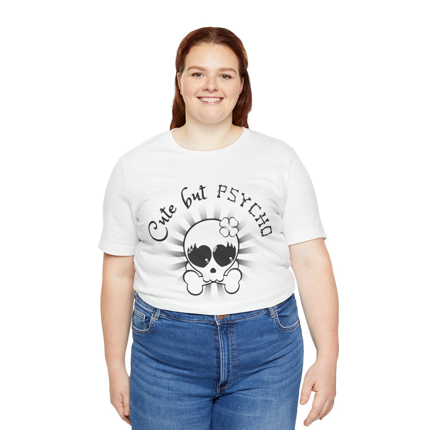 Cute But Psycho Jersey Short Sleeve Tee