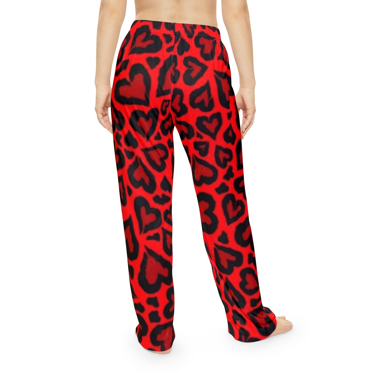 Heart Leopard Pajama Pants