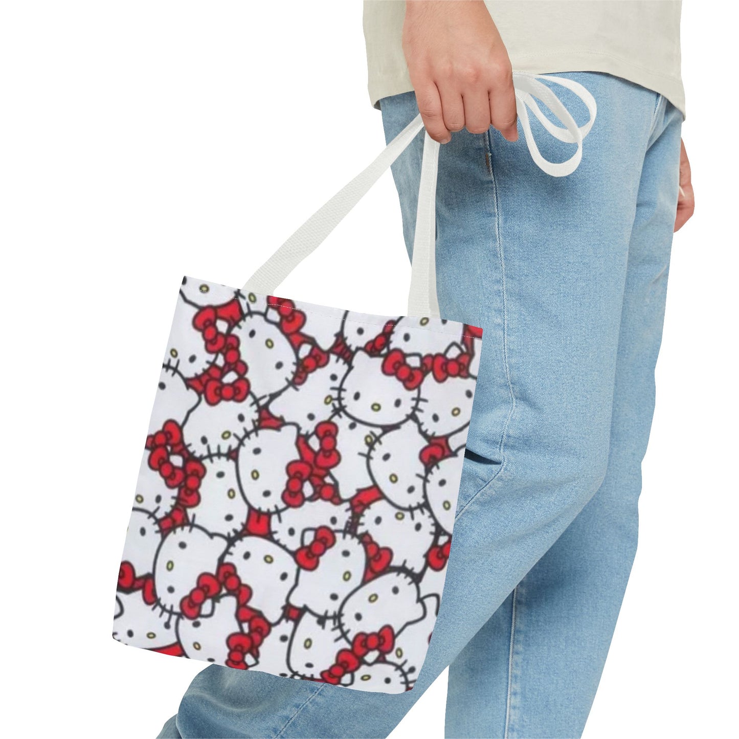 Hello Kitty Tote Bag Cute Kawaii Japanese Style Handbag Purse, Shopping Bag,