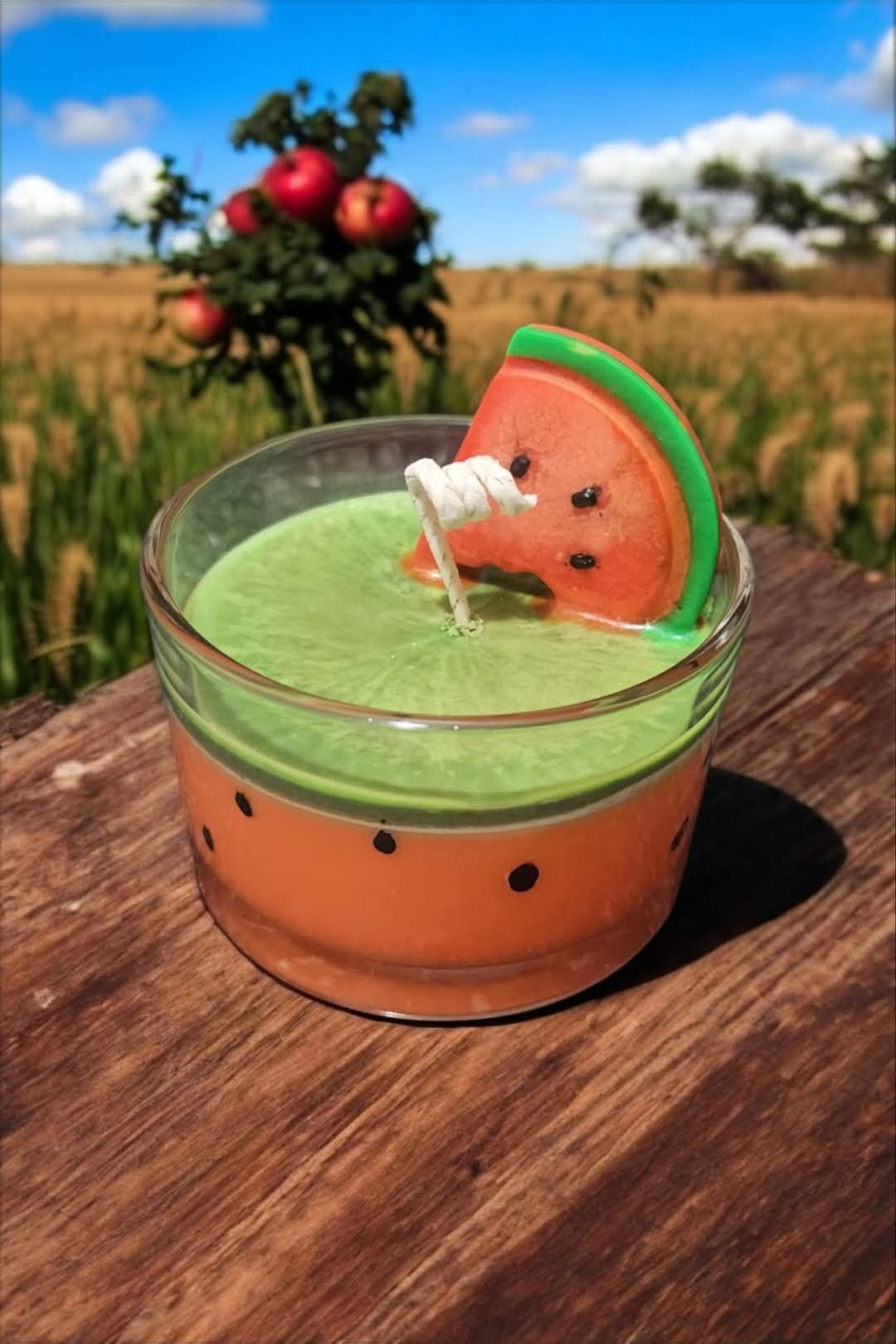 Watermelon Scented Soy Wax Candle