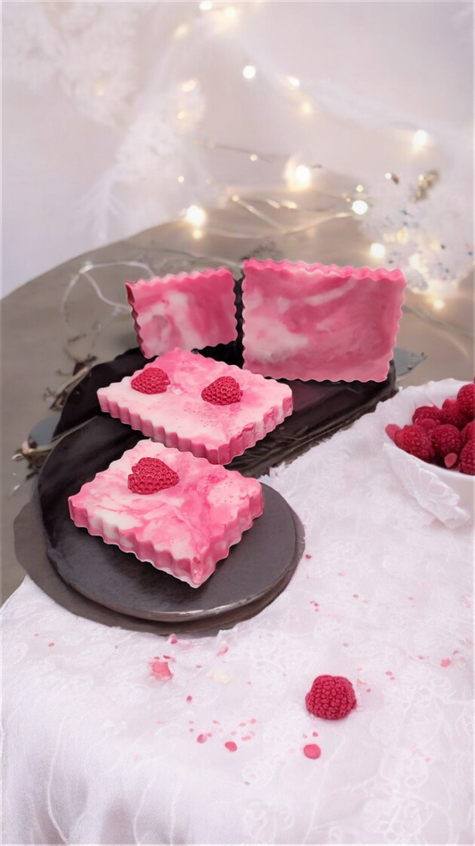 Strawberries and Cream Triple Butter Base Soap