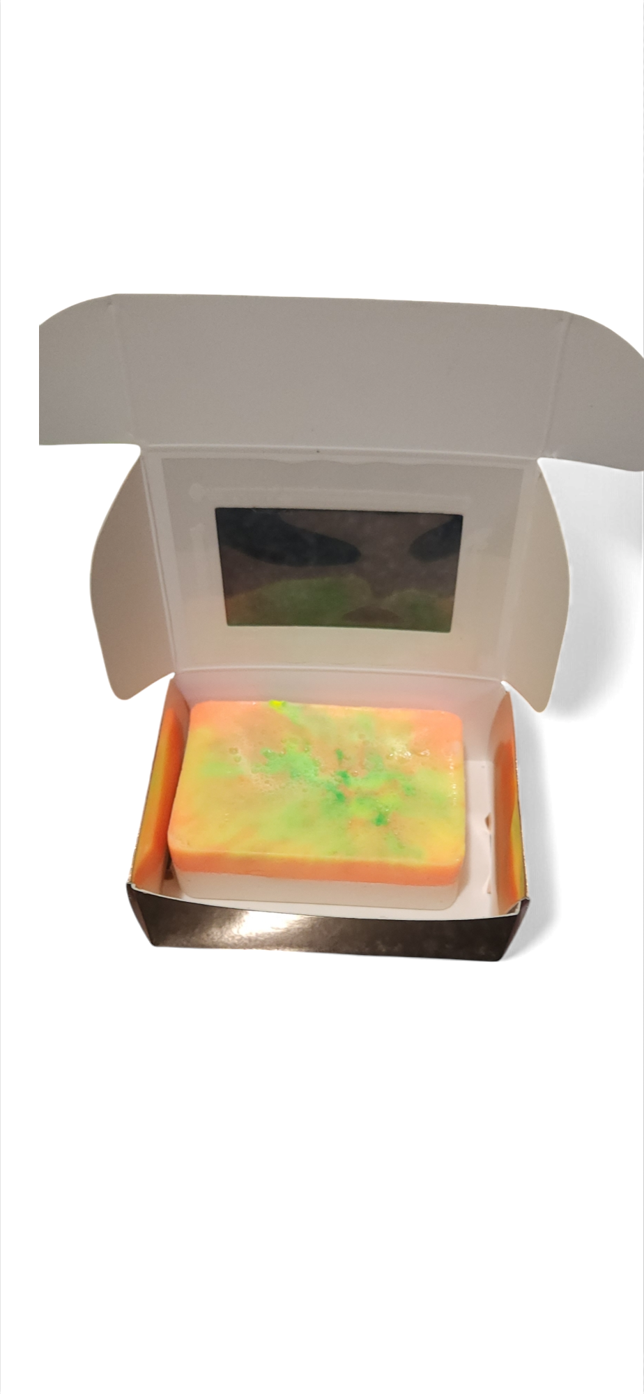 Radiant Neon-Colored Oatmeal Soap